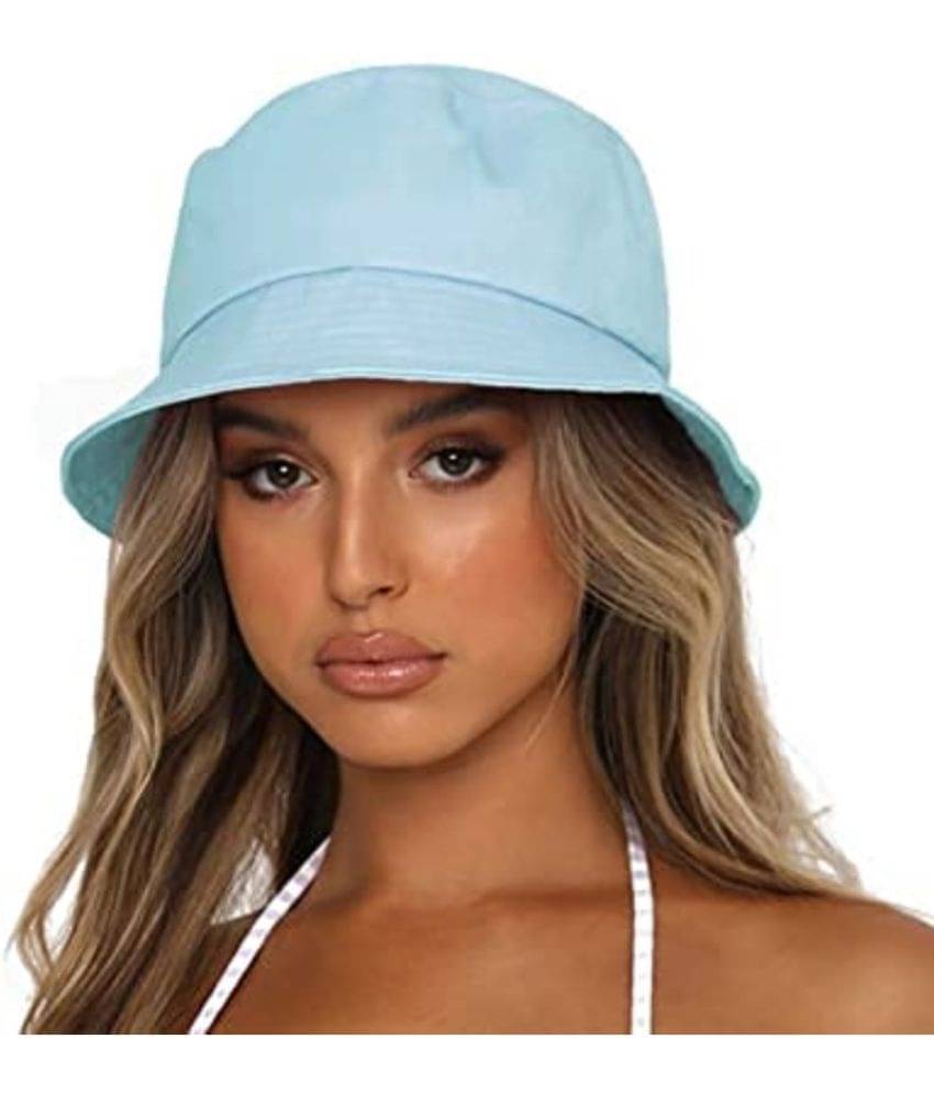 Infispace Blue Cotton Blend Women's Hat ( Pack of 1 ) Infispace Blue Cotton Blend Women's Hat ( Pack of 1 )