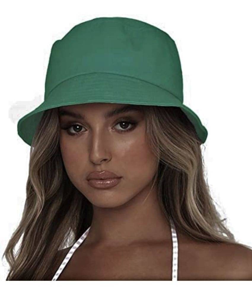 Infispace Green Cotton Blend Women's Hat ( Pack of 1 ) Infispace Green Cotton Blend Women's Hat ( Pack of 1 )