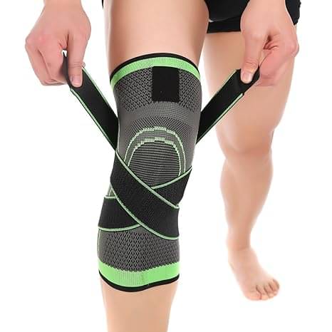Knee Sleeve, Knee Pads Compression Fit Support -for Joint Pain and Arthritis Relief, Improved Circulation Compression - Wear Anywhere - Single, Pack of 1 Knee Sleeve, Knee Pads Compression Fit Support -for Joint Pain and Arthritis Relief, Improved Circulation Compression - Wear Anywhere - Single, Pack of 1