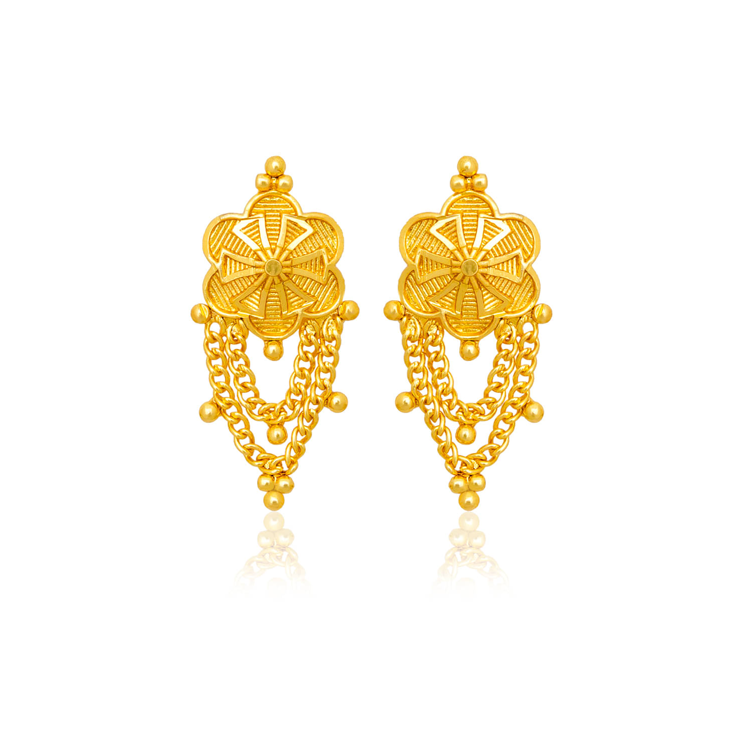     			LUV FASHION White Stud Earrings ( Pack of 1 )