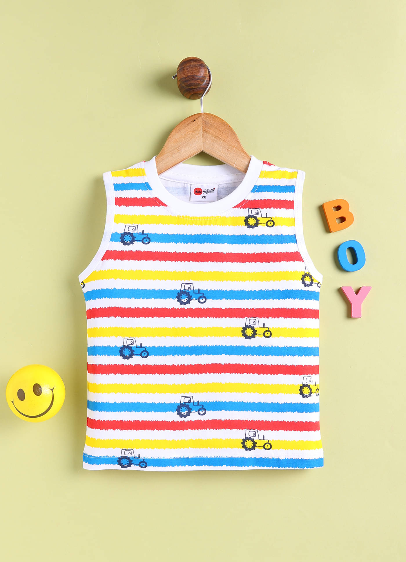     			Mars Infiniti Pack of 5 Boys Cotton T-Shirt ( Multicolor )