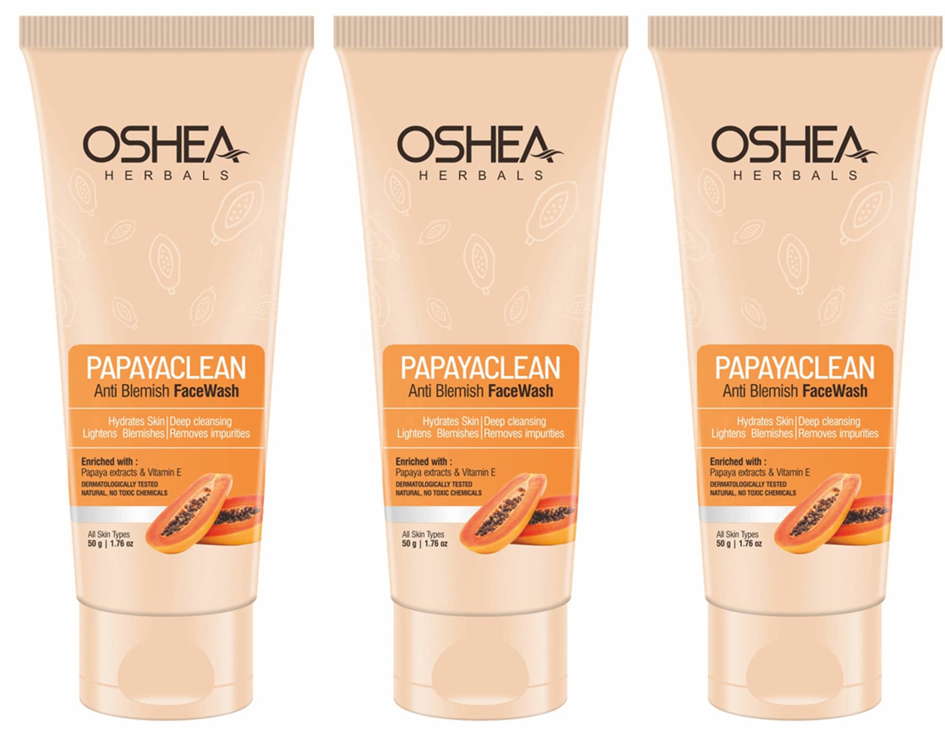 OSHEA Herbals Daily Use Face Wash For All Skin Type ( Pack of 3 )