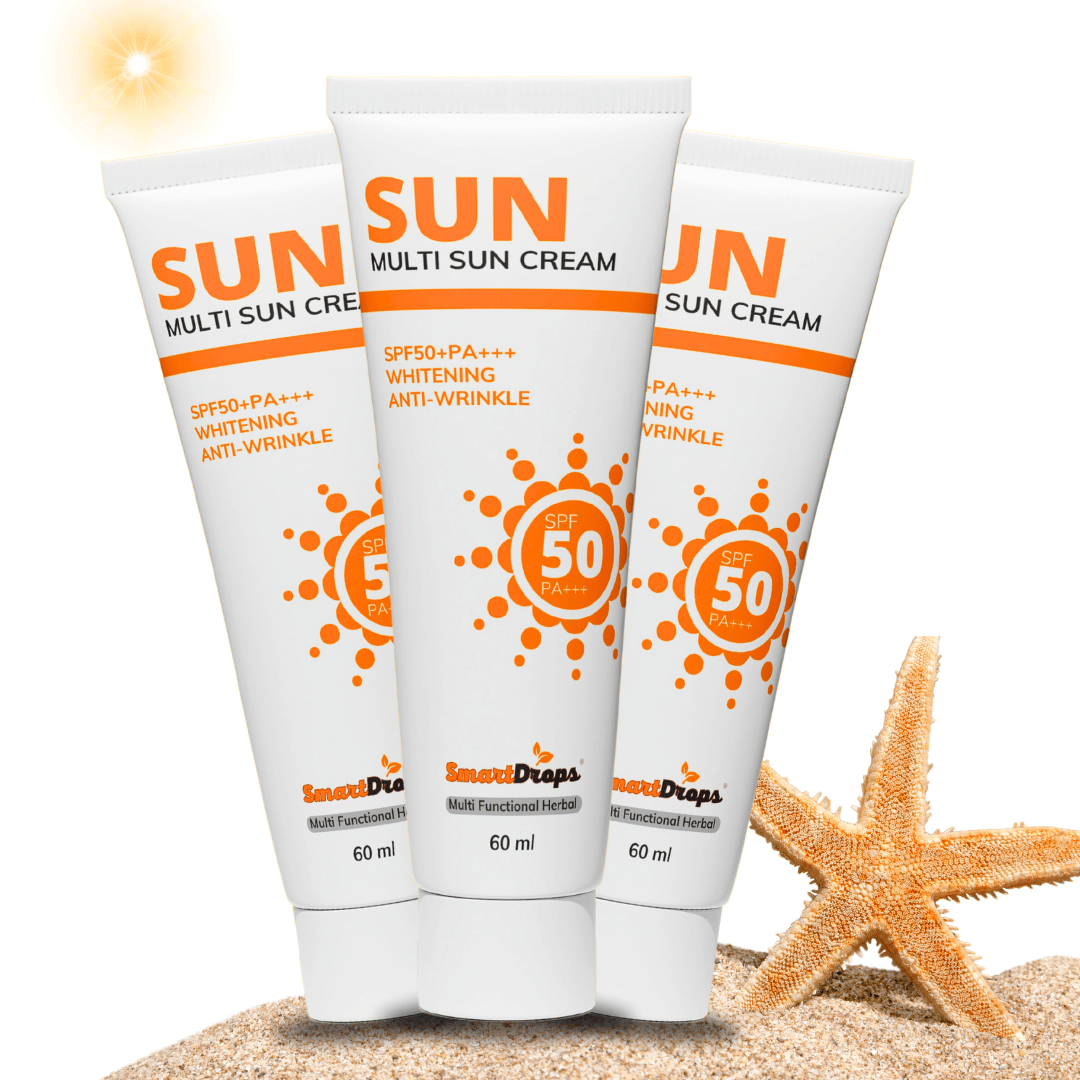 Smartdrops SPF 50 Sunscreen Cream For All Skin Type ( Pack of 3 )