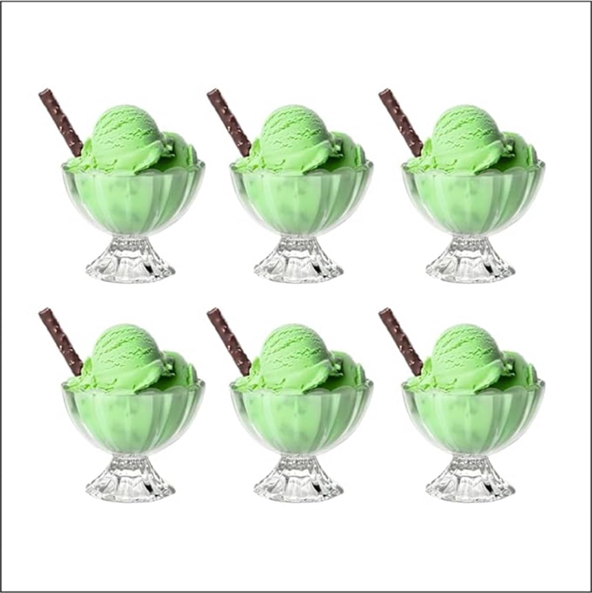     			iview kitchenware Yogurt/Dessert/Ice Cream Cup White Ice Cream Cup ( Set of 1 )