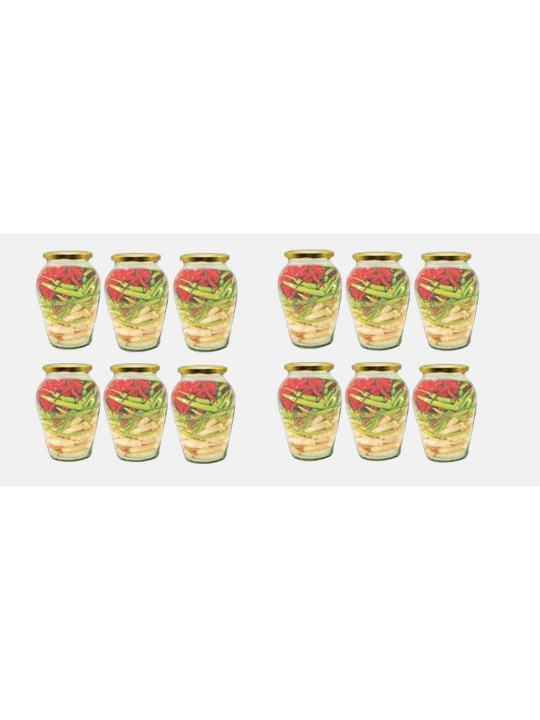     			AFAST Glass Container Glass Transparent Utility Container ( Set of 12 )