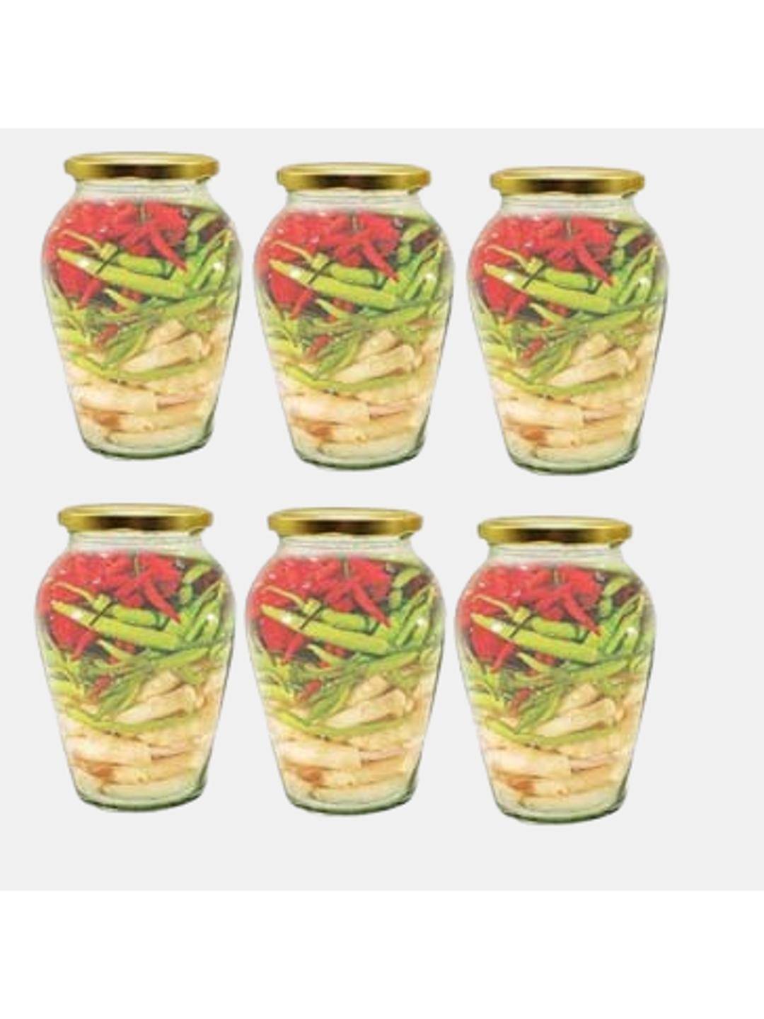     			AFAST Glass Container Glass Transparent Utility Container ( Set of 6 )
