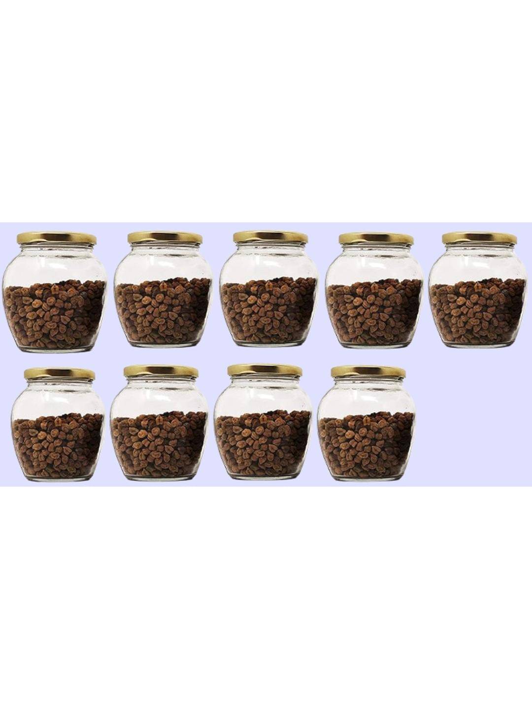     			AFAST Glass Container Glass Transparent Utility Container ( Set of 9 )