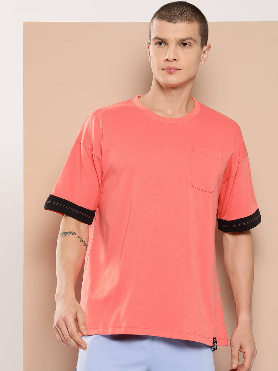     			Alcis Coral Cotton Regular Fit Men's Sports T-Shirt ( Pack of 1 )