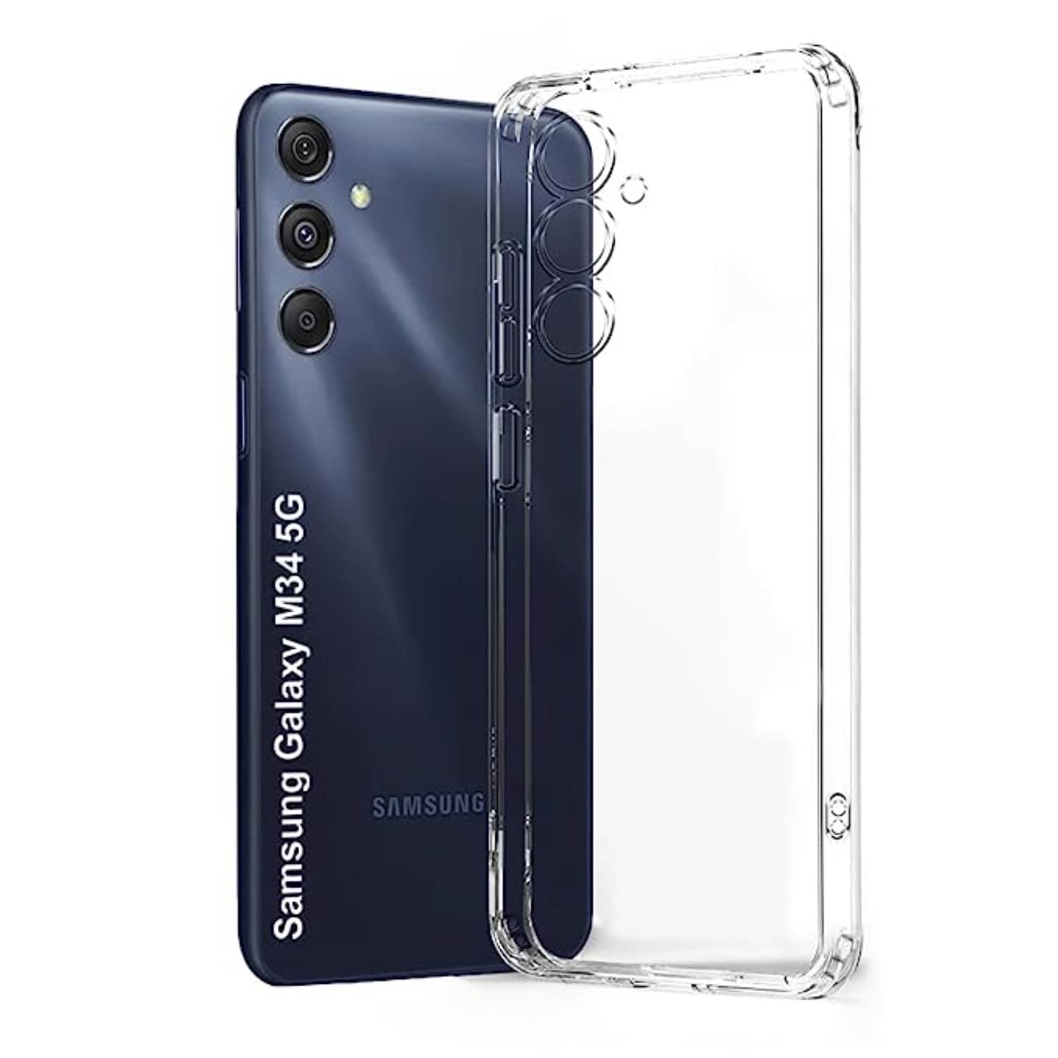     			Case Vault Covers Silicon Soft cases Compatible For Silicon Samsung Galaxy F34 5G ( Pack of 1 )