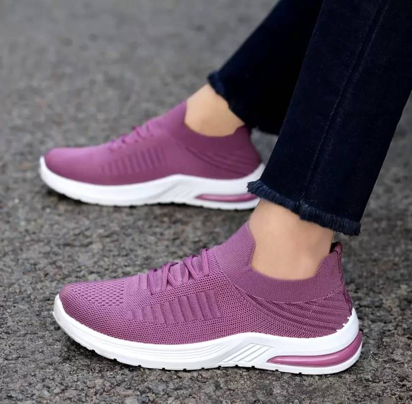     			Fabbmate - Purple Women's Running Shoes