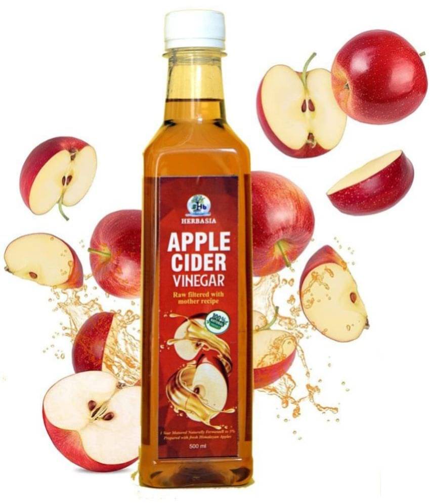     			Herbasia Organic Apple Cider Vinegar-500ml| Sourced from Organic Apples  | 100% Pure | Helps Stay fit