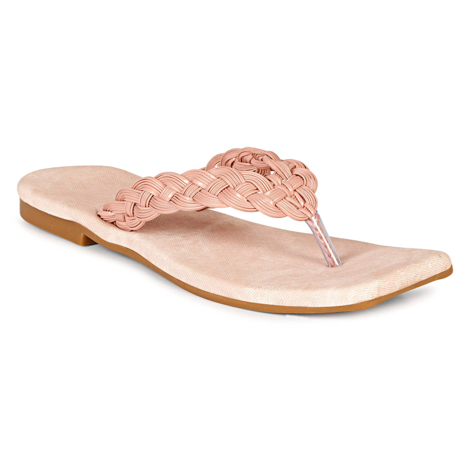     			Ishransh Peach Women's Flats