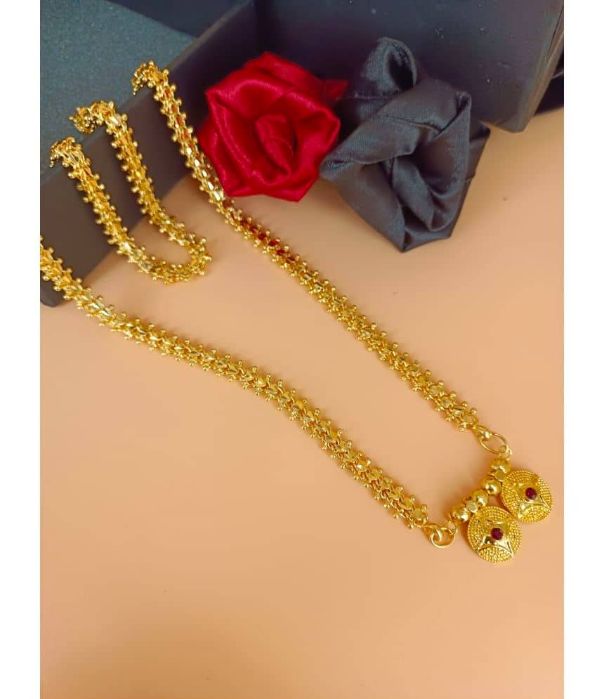 JIPPA Golden Mangalsutra ( Pack of 1 )