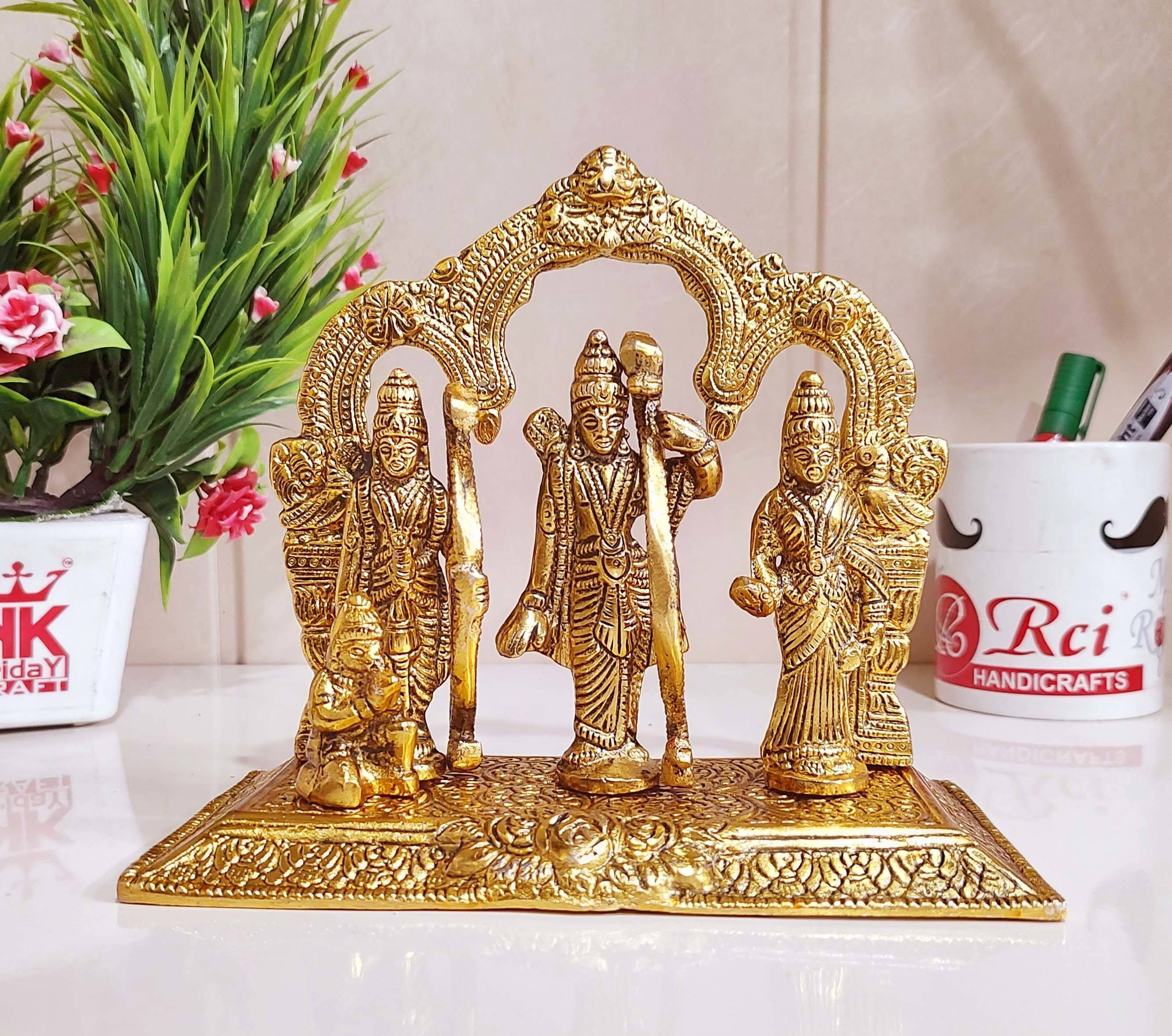 KridayKraft Aluminium Ram Darbar Idol ( 17.5 cm ) KridayKraft Aluminium Ram Darbar Idol ( 17.5 cm )