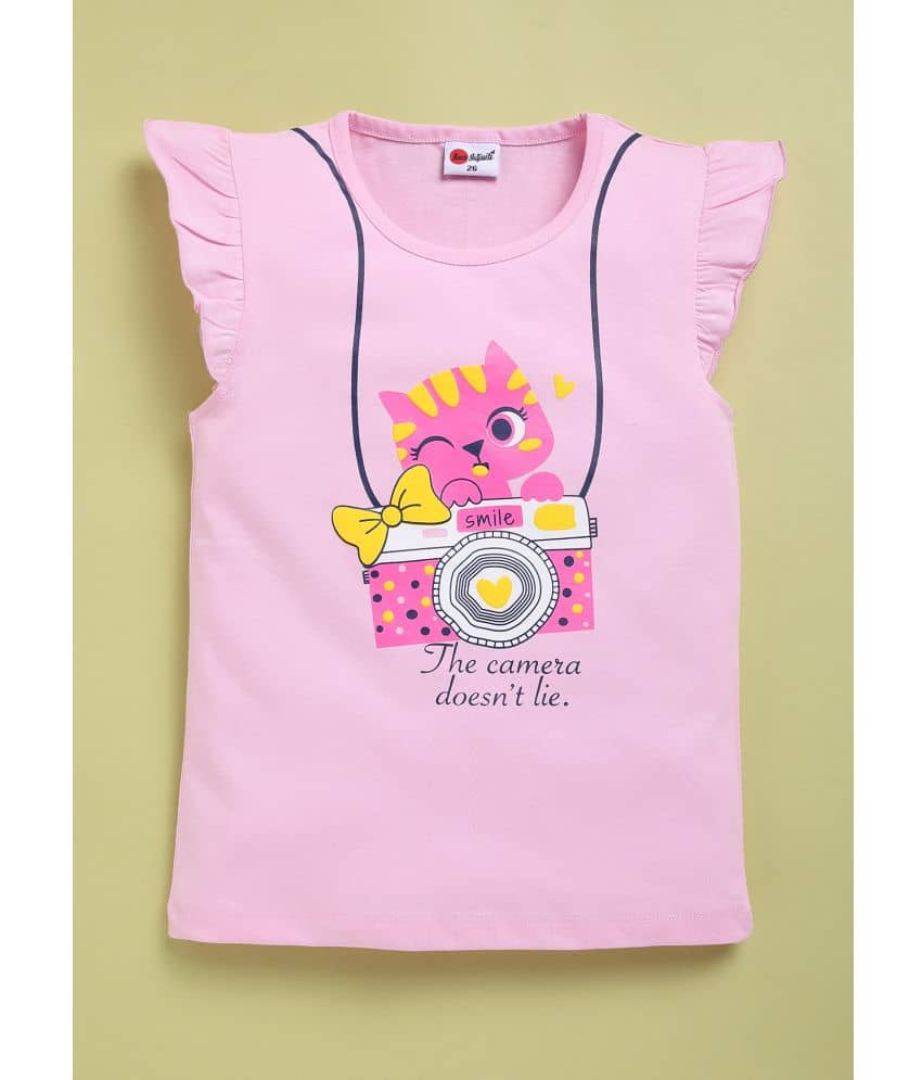 Mars Infiniti Pack of 1 Girls Cotton Top ( Pink )
