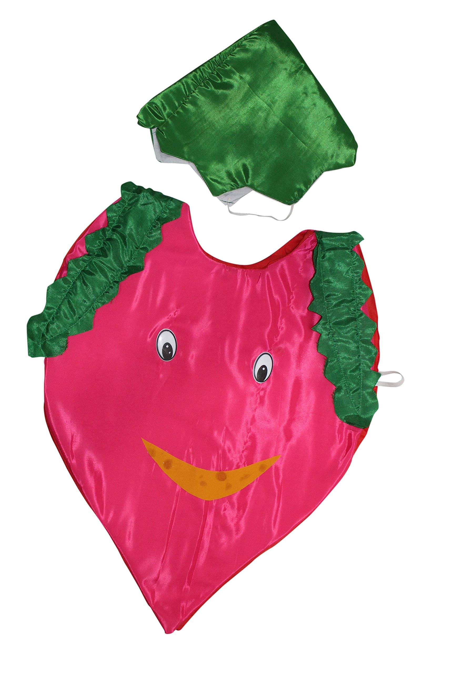 Onion Vegetables Costume Cutout with Cap For Boys & Girls (Freesize 3-12 Yr) Onion Vegetables Costume Cutout with Cap For Boys & Girls (Freesize 3-12 Yr)