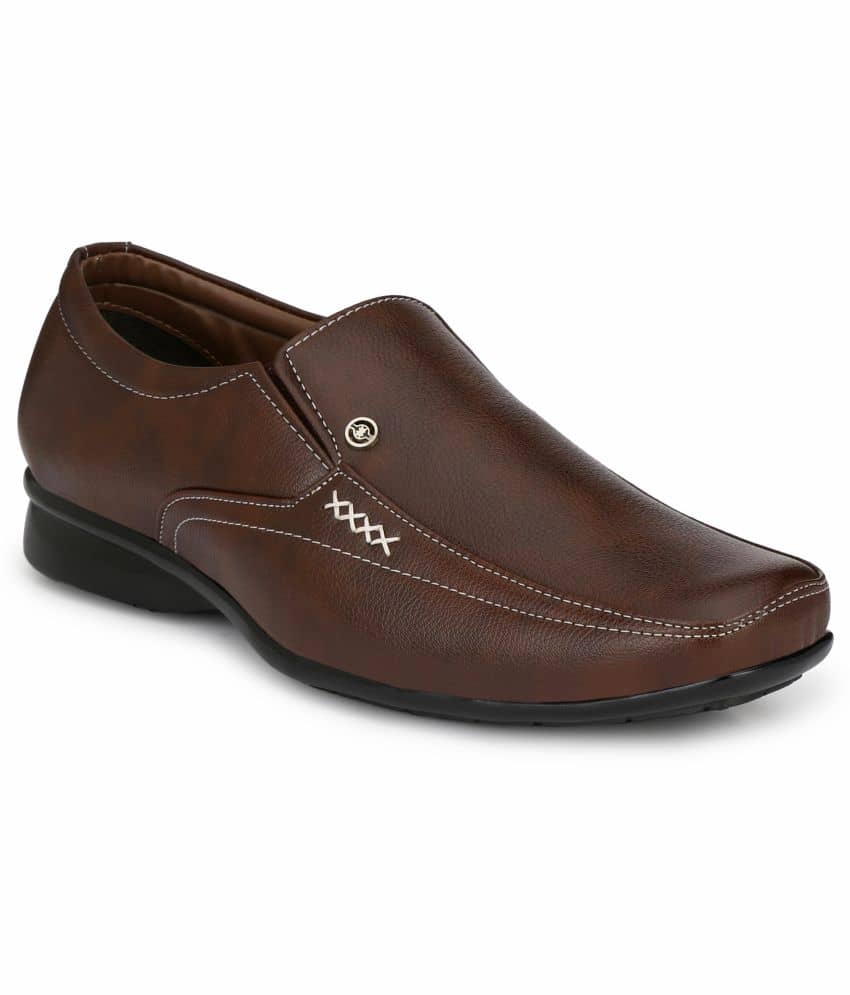 RL Rocklin Men Brown Men's Slip On Formal Shoes - Formal Shoes | Buy online on ZillyBuy