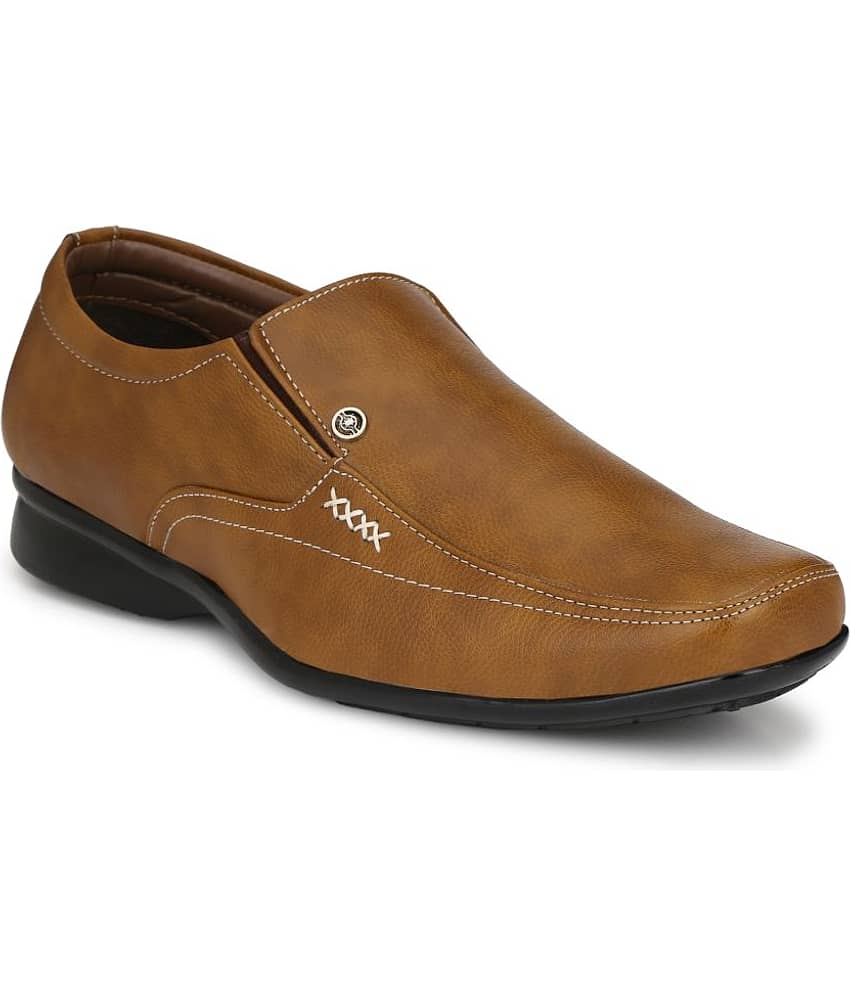RL Rocklin Men Tan Men's Slip On Formal Shoes - Formal Shoes | Buy online on ZillyBuy