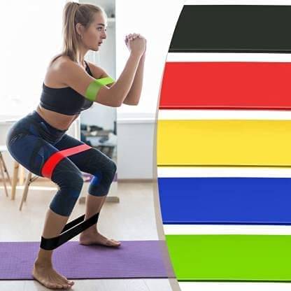 Resistance Loop Bands 5 Latex Latex Resistance Band - 600mm, 5-Piece Set, Pack of 1 Resistance Loop Bands 5 Latex Latex Resistance Band - 600mm, 5-Piece Set, Pack of 1