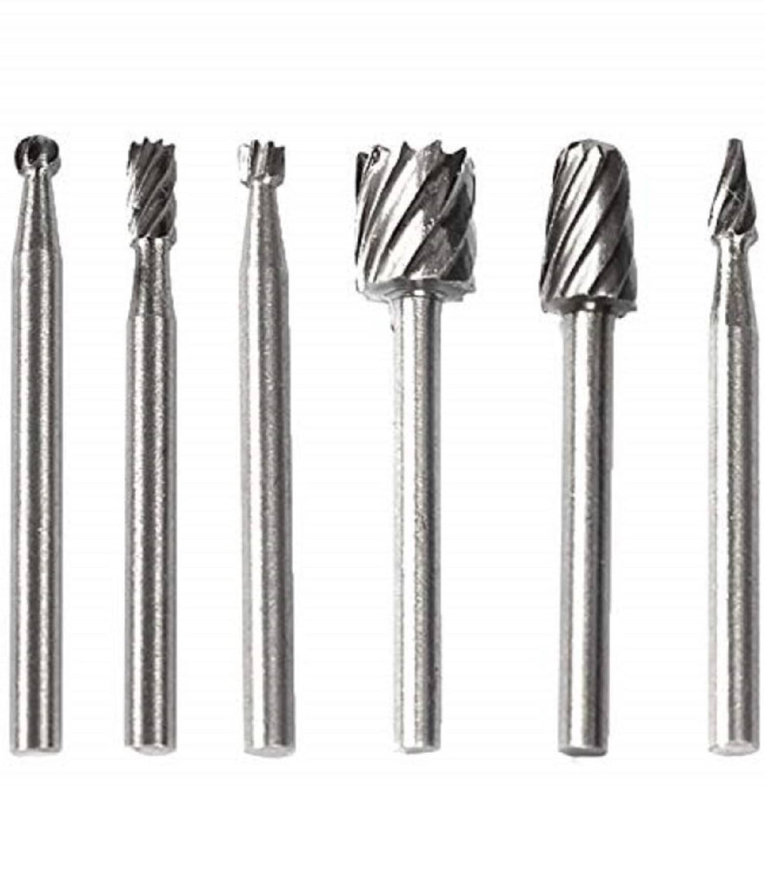    			Rushed Promotion Tungsten Carbide Twist Drill Bit 6pc Woodworking Tools Drill Hss Bit Set Wood Carving Burr for Glass