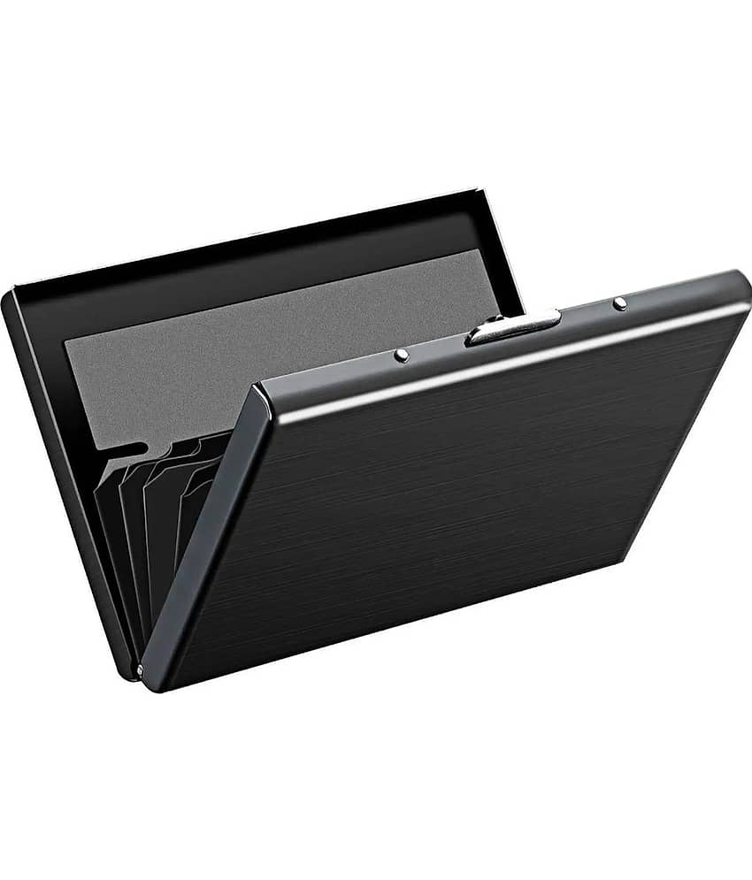 STC IMPORTED CREATION Black Metallic Men's RFID Wallet ( Pack of 1 ) - Handbags | Buy online on ZillyBuy
