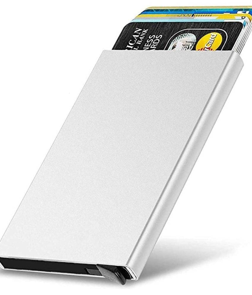 STC IMPORTED CREATION Silver Metallic Men's RFID Wallet ( Pack of 1 ) STC IMPORTED CREATION Silver Metallic Men's RFID Wallet ( Pack of 1 )