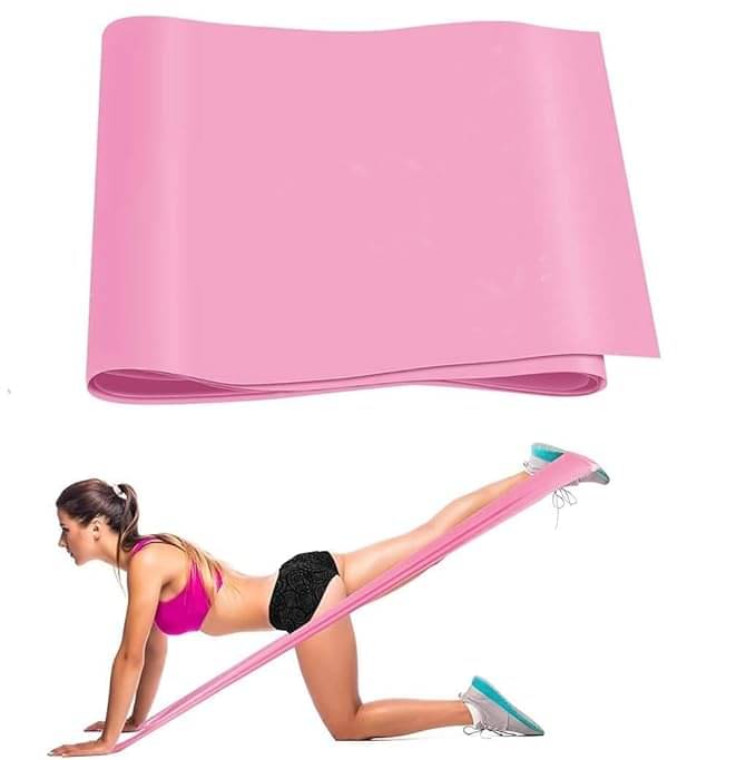 Thera Band Latex Free Resistance Exercise Band, Pack of 1, Pink Thera Band Latex Free Resistance Exercise Band, Pack of 1, Pink