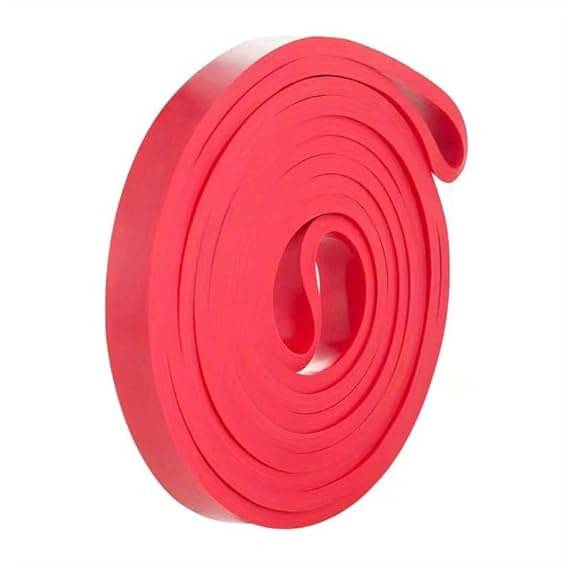     			Thera Band Resistance Bands for Workout for Men and Women Resistance Band Set & Exercise Band for Home Gym Fitness Pull Up Band & Toning Band 100% Natural, (Red) Pack of 1