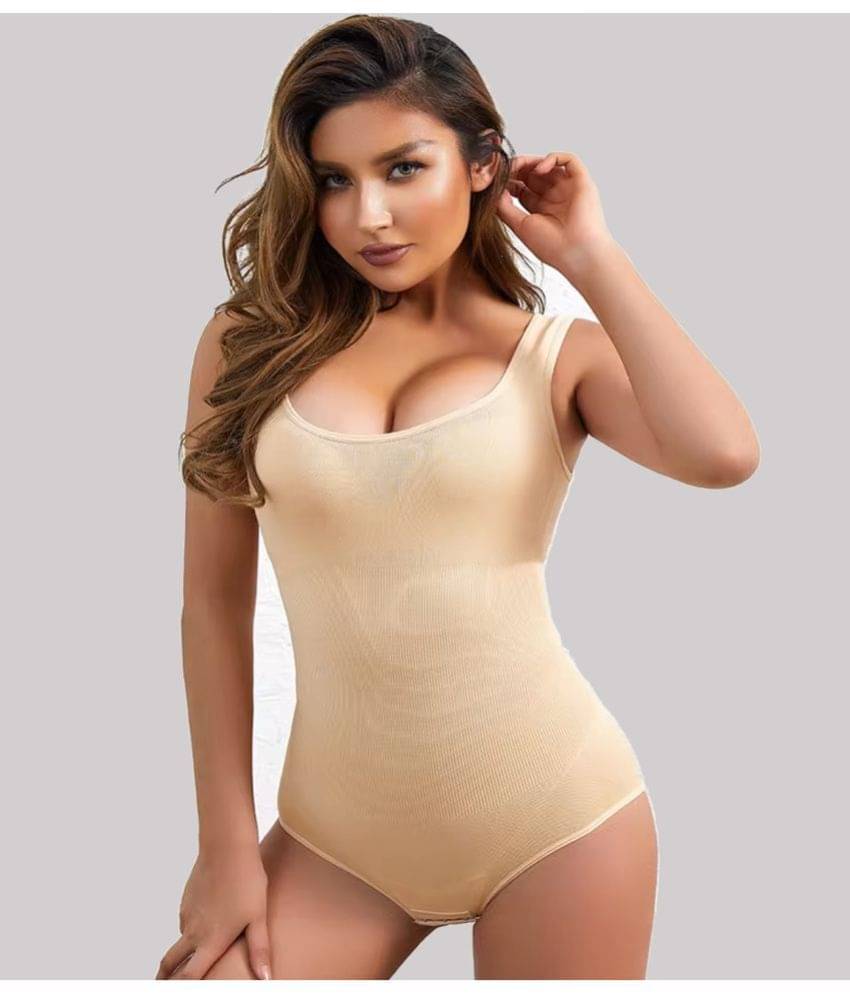 Tkeshto Beige Cotton Women's BodySuite ( Pack of 1 )     			Tkeshto Beige Cotton Women's BodySuite ( Pack of 1 )