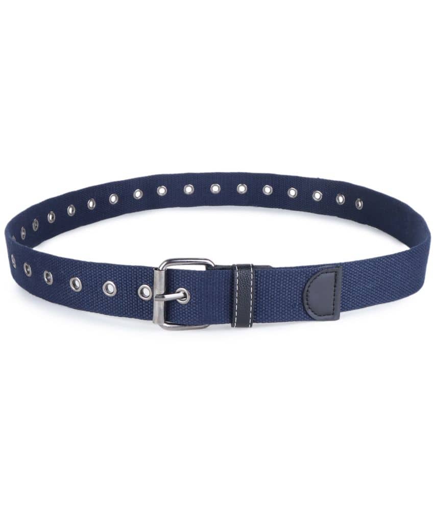Zacharias - Blue Canvas Men's Casual Belt ( Pack of 1 )