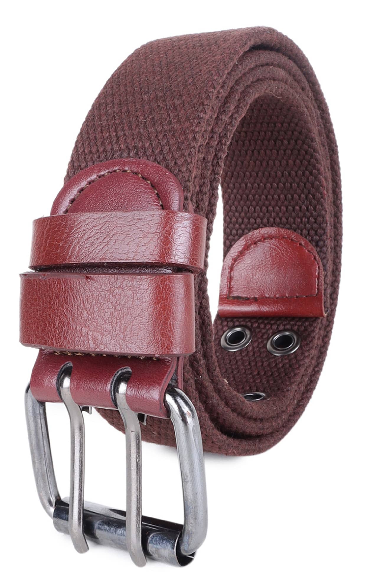 Zacharias - Green Canvas Men's Casual Belt ( Pack of 1 )