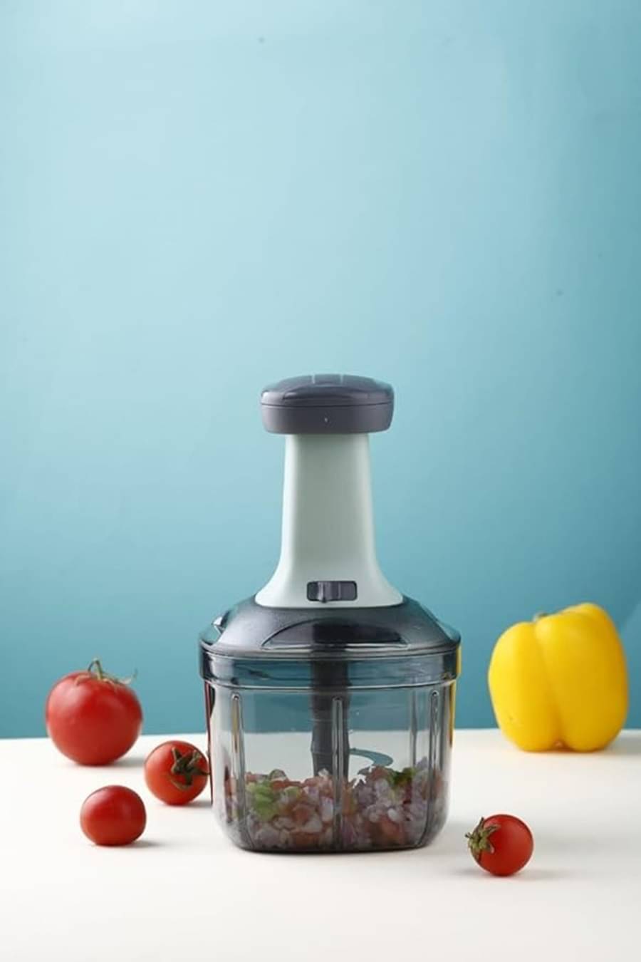     			iview kitchenware Vegetable Chopper Multicolor Plastic Mannual Chopper 900 ml ( Pack of 1 )