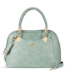 Lorem Mint Green Faux Leather Sling Bag