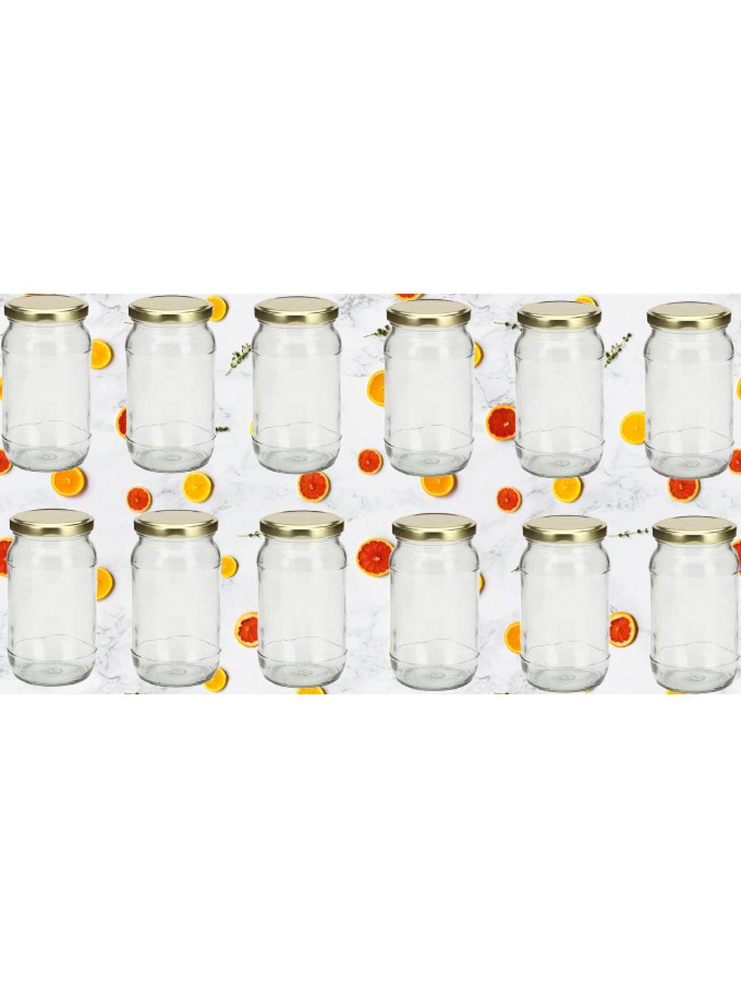     			AFAST Glass Container Glass Transparent Utility Container ( Set of 12 )