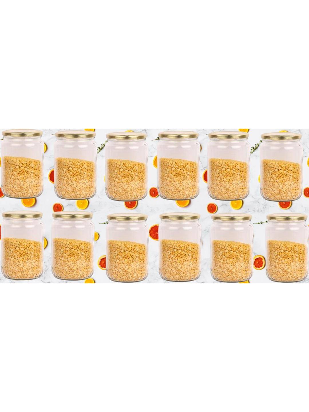     			AFAST Glass Container Glass Transparent Utility Container ( Set of 12 )
