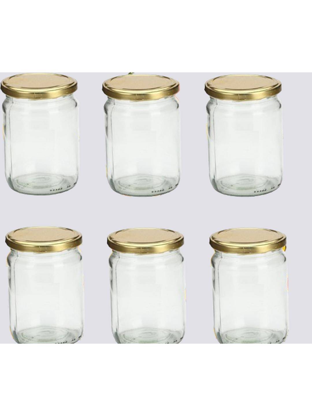     			AFAST Glass Container Glass Transparent Utility Container ( Set of 6 )