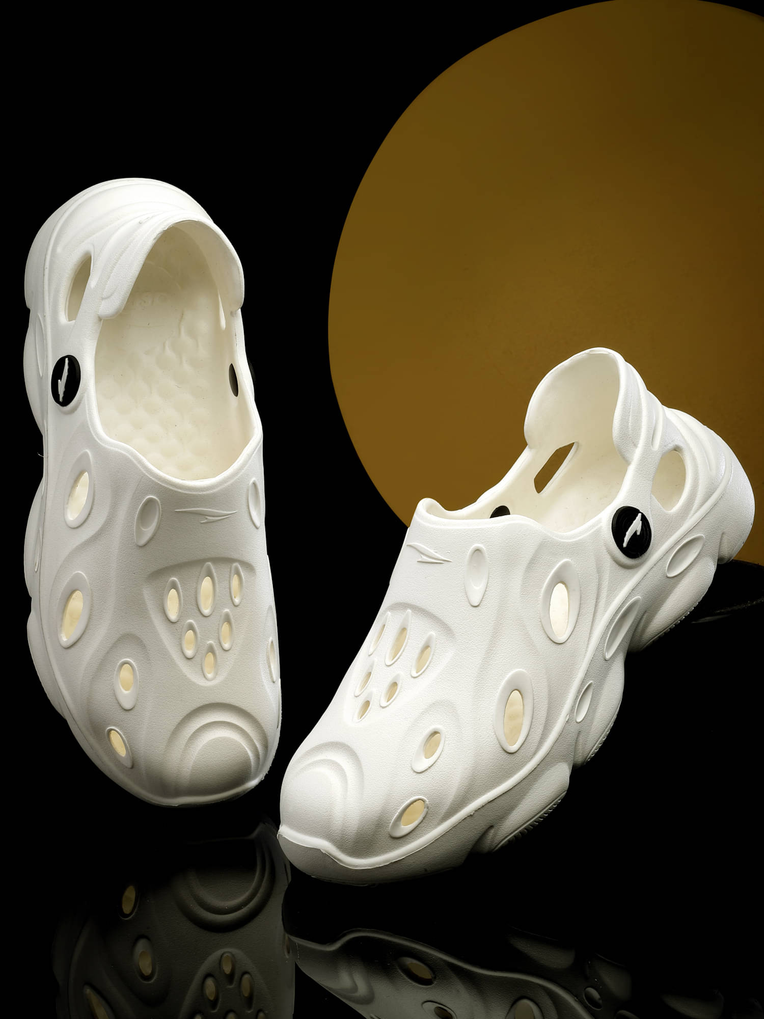     			ASIAN - OffWhite Men's Clogs
