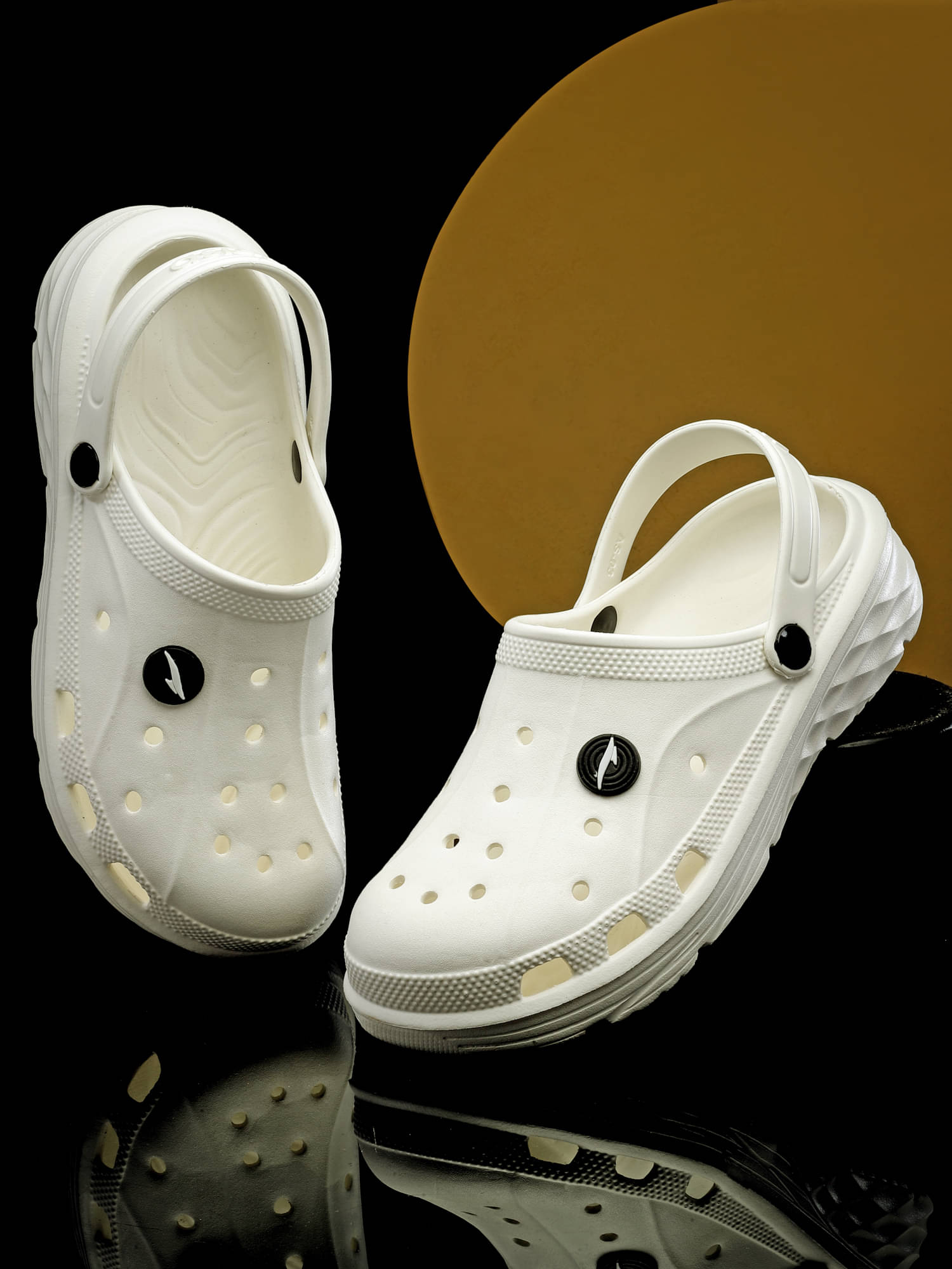 ASIAN - OffWhite Men's Clogs     			ASIAN - OffWhite Men's Clogs