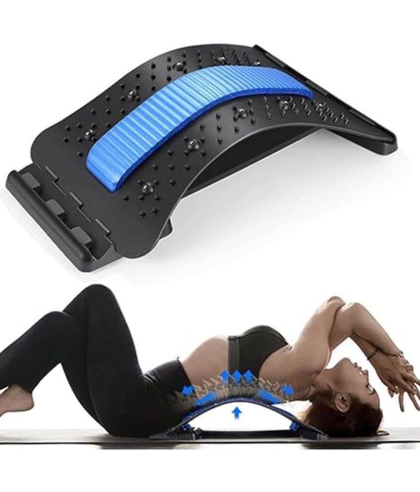 Back Stretcher, Spinal Back Relaxation Device, Multi-Level Lumbar Region Back Support for Lower & Upper Muscle Pain Relief, for Bed Chair & Car, Pack of 1 Back Stretcher, Spinal Back Relaxation Device, Multi-Level Lumbar Region Back Support for Lower & Upper Muscle Pain Relief, for Bed Chair & Car, Pack of 1