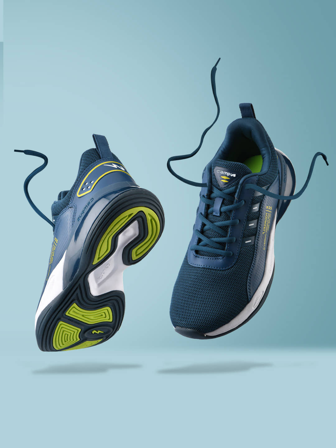 Campus TERMINATOR (N) Teal Men's Sports Running Shoes - Sports Shoes | Buy online on ZillyBuy