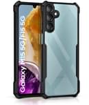 Case Vault Covers Shock Proof Case Compatible For Polycarbonate Samsung Galaxy M15 5G ( Pack of 1 )