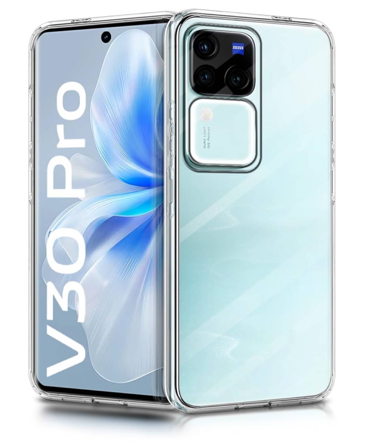     			Case Vault Covers Silicon Soft cases Compatible For Silicon Vivo V30 Pro 5G ( Pack of 1 )