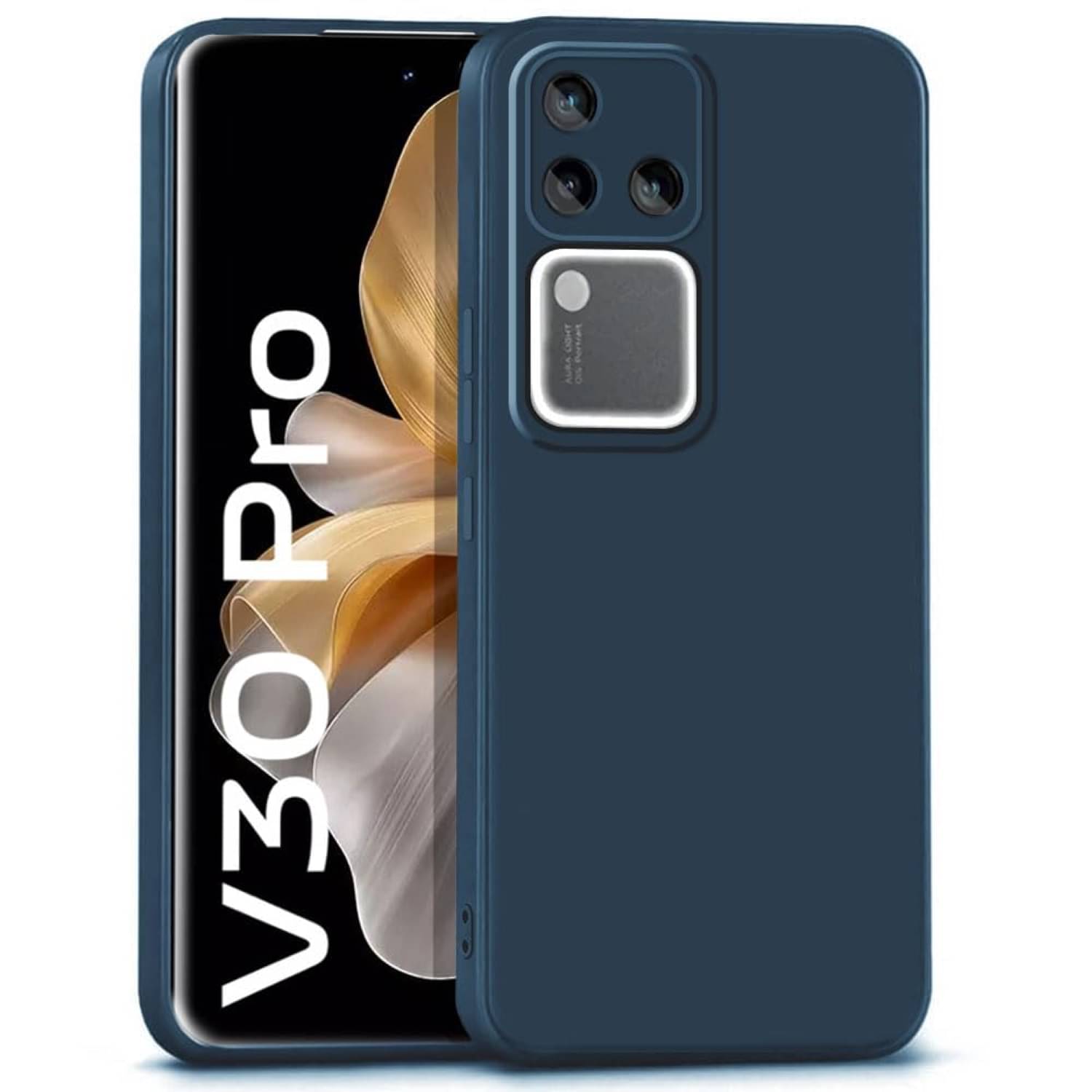     			Case Vault Covers Silicon Soft cases Compatible For Silicon Vivo V30 Pro 5G ( Pack of 1 )