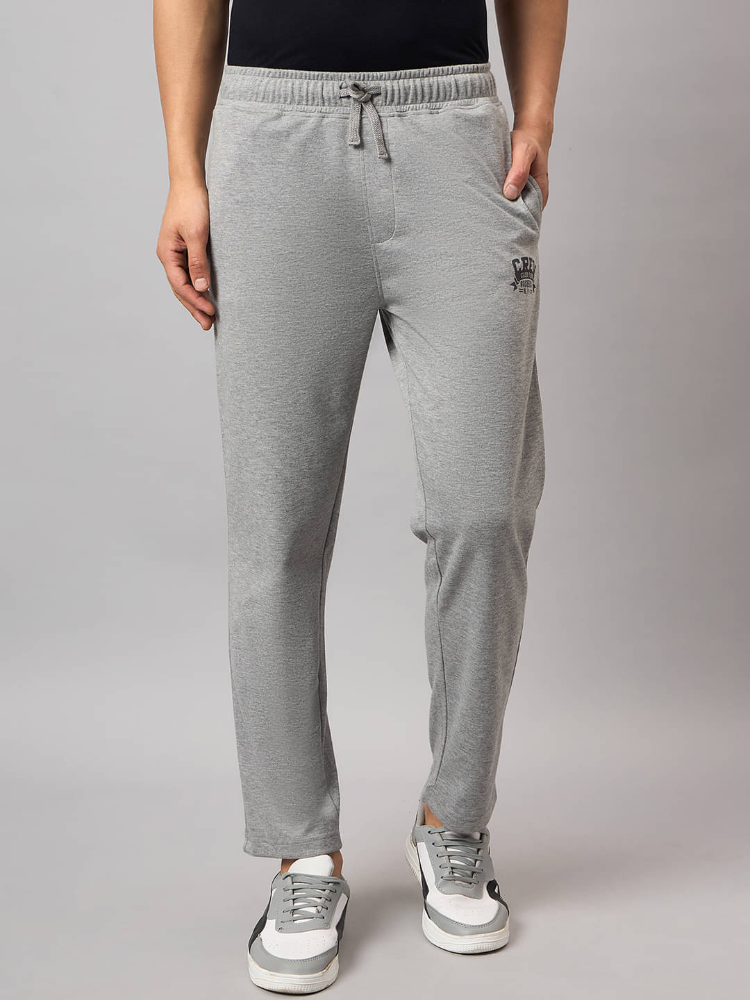 Club York Grey Melange Cotton Blend Men's Trackpants ( Pack of 1 ) Club York Grey Melange Cotton Blend Men's Trackpants ( Pack of 1 )