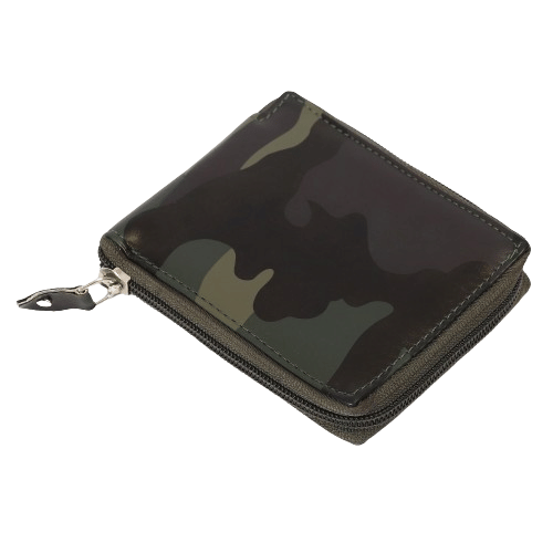     			DCENT KRAFT Multicolor PU Men's Coin Pouch,Zip Around Wallet,Two Fold Wallet ( Pack of 1 )