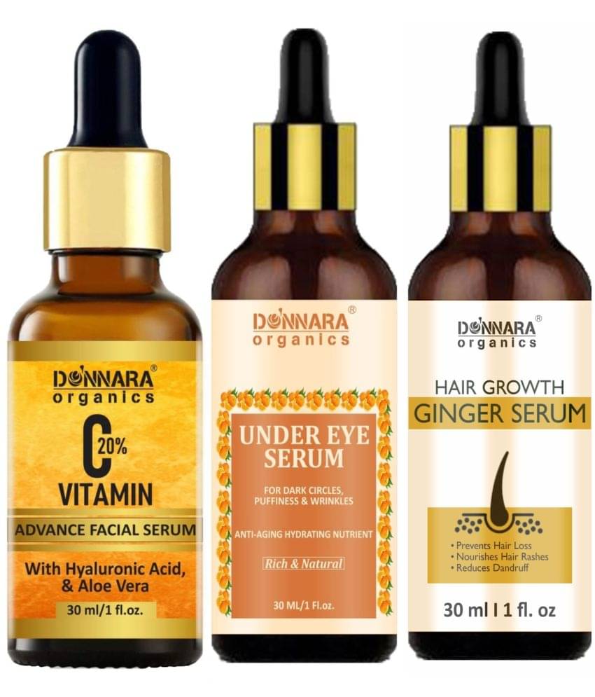 Donnara Organics Face Serum Vitamin C Daily Care For All Skin Type ( Pack of 3 ) Donnara Organics Face Serum Vitamin C Daily Care For All Skin Type ( Pack of 3 )