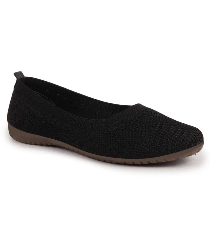     			Fausto Black Women's Casual Ballerinas