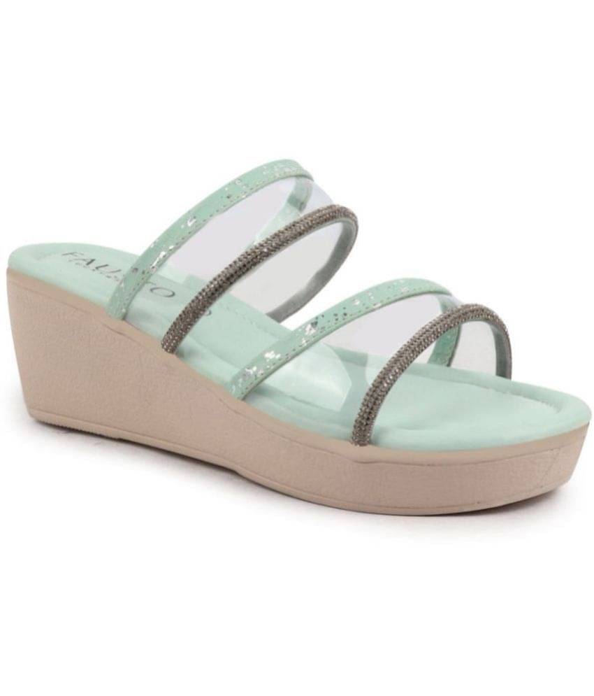 Fausto Green Women's Sandal Heels     			Fausto Green Women's Sandal Heels