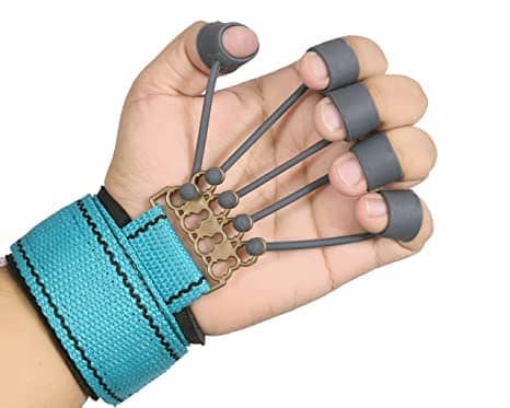 Finger Grip Strengthener Combo Pack- Adjustable Hand Exerciser and Finger Stretcher for Hand Therapy, Pack of 1 - Sports and Fitness Equipment | Buy online on ZillyBuy