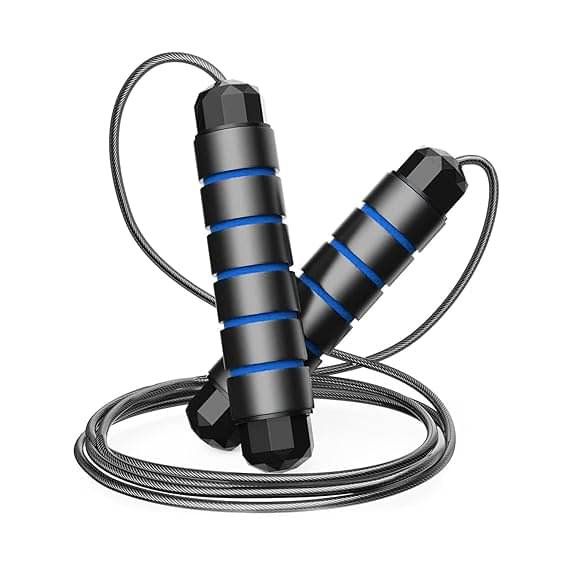     			Foam Skipping Rope For Workout&Exercise, Jump Rope For Men, Women And Children With Adjustable Length|Skipping Rope For Weight Loss, Pack of 1